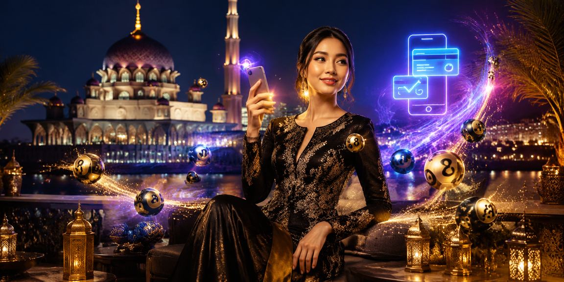 Suasana loteri dan promosi istimewa sempena Hari Raya di Putrajaya bertema meriah